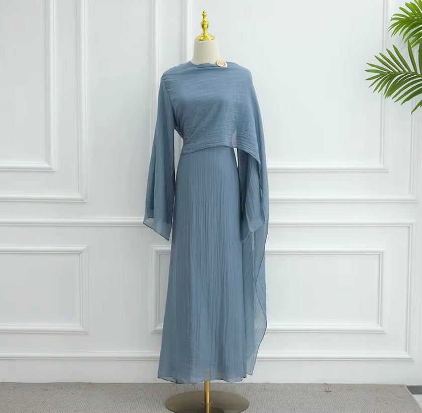 Mona 2.0 - Maxi Cape Dress