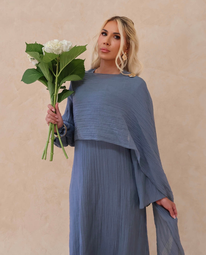 Mona 2.0 - Maxi Cape Dress