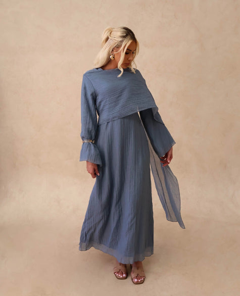 Mona 2.0 - Maxi Cape Dress