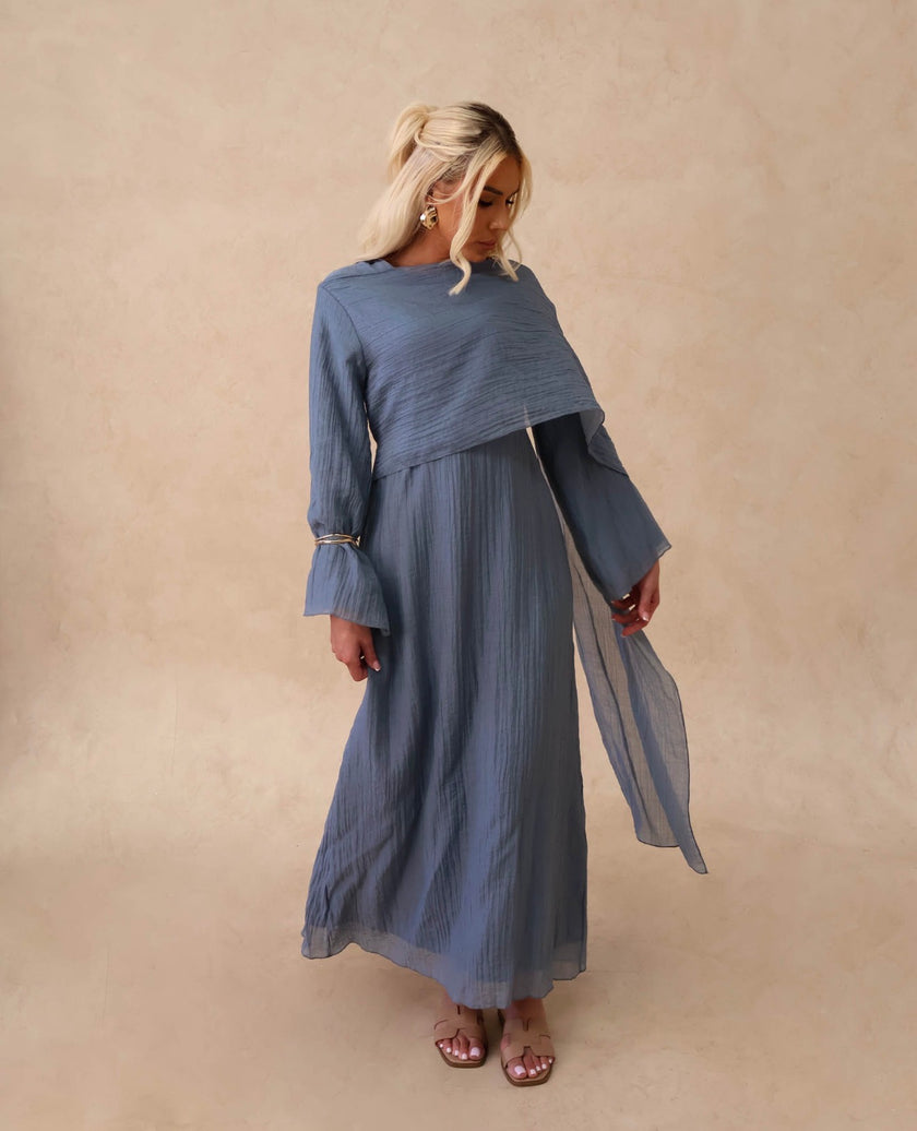 Mona 2.0 - Maxi Cape Dress